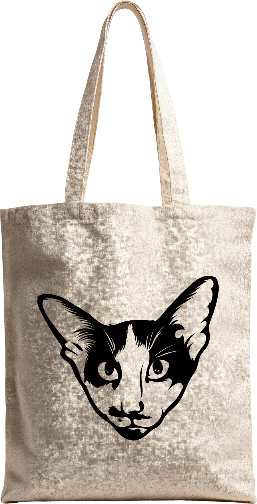 A natural cotton tote bag printed with Daisy’s signature black-and-white portrait.